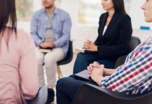 people having a meeting