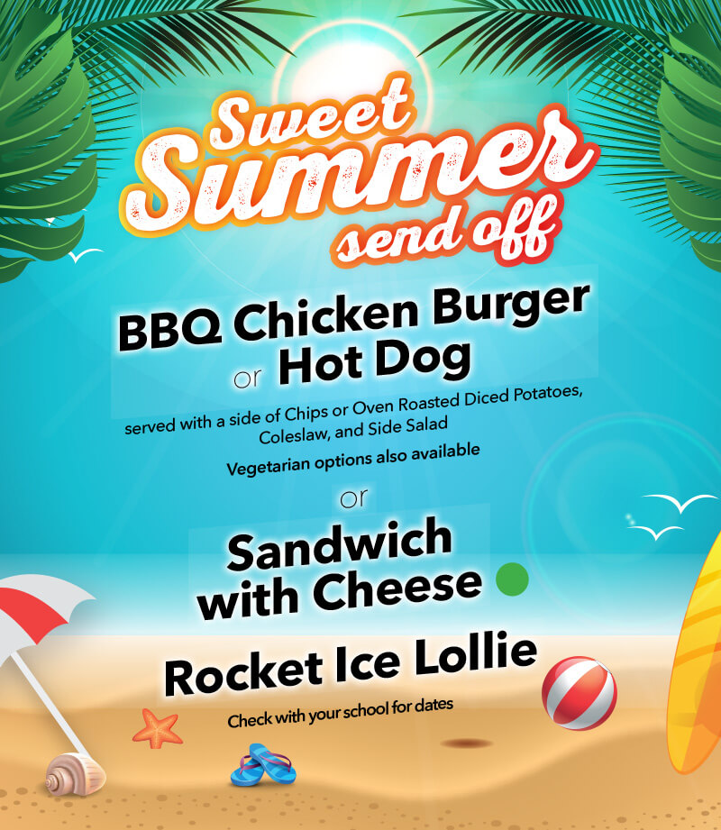 Summer send off menu