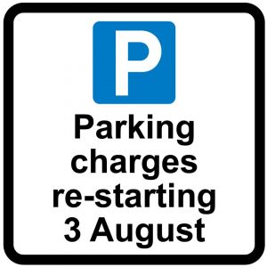 Parking charges resume: 3 August