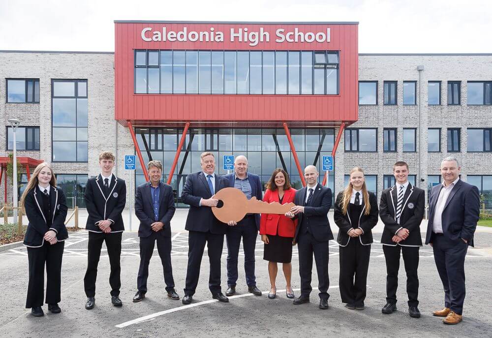 Caledonia High School key handover