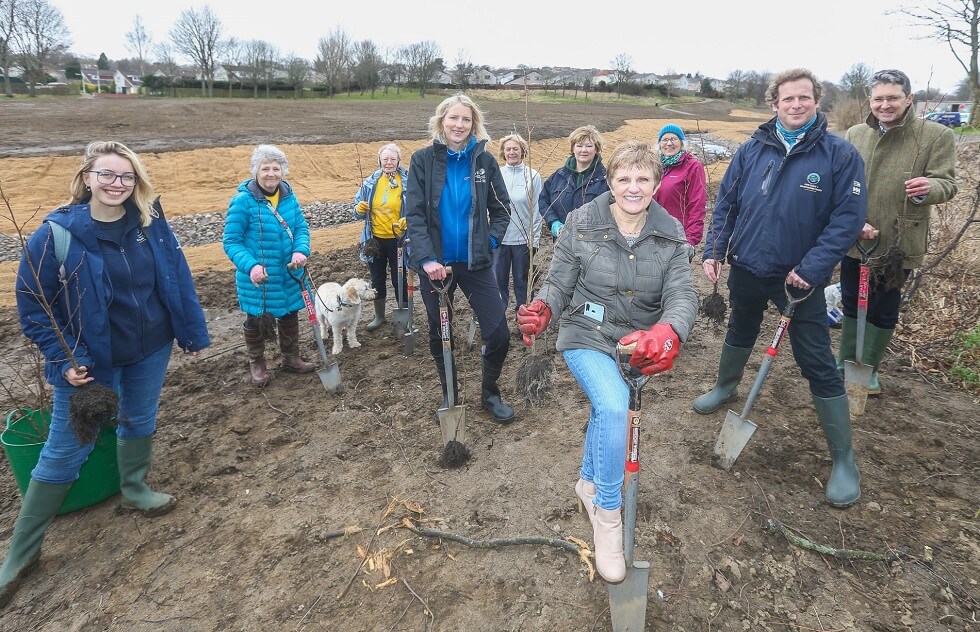 Lyne Burn tree planting