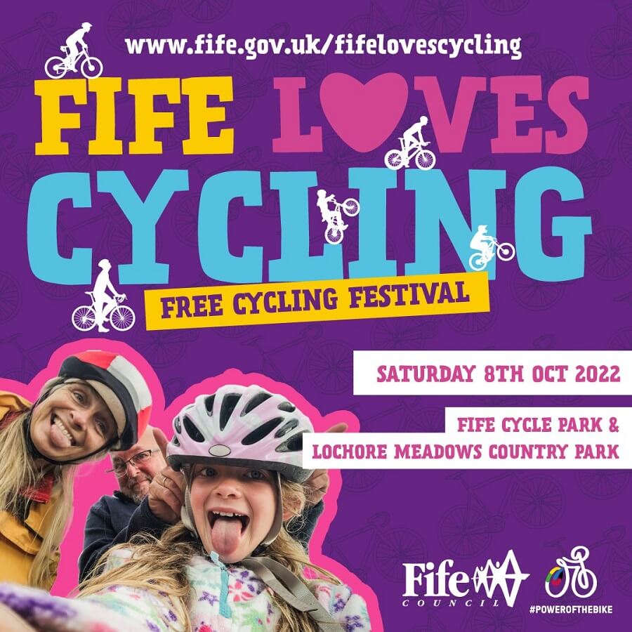 Fife Loves Cycling poster