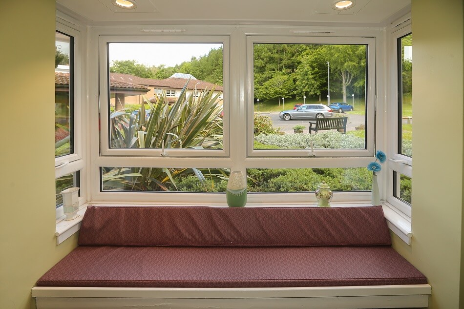 Window seat area at Balgillie Court