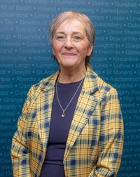 Cllr Anne Marie Caldwell smiling