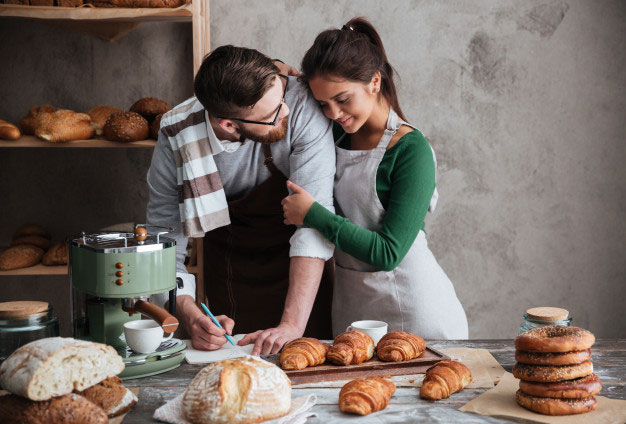 people baking