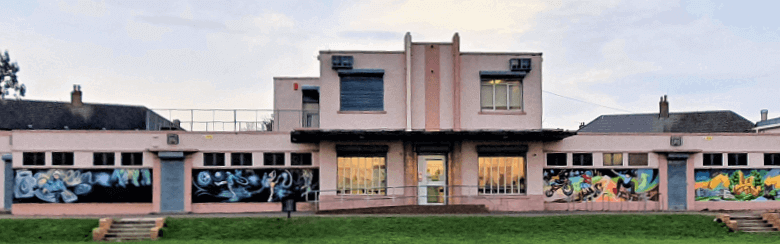 Savoy Park Sports Pavilion Front Building