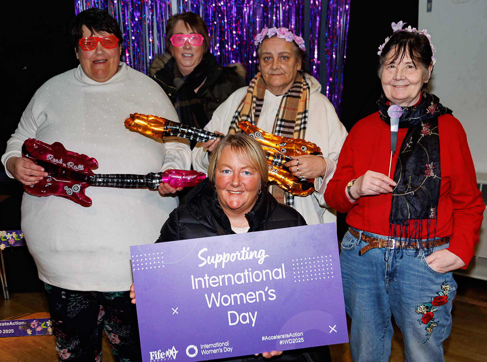 Local ladies across Cowdenbeath, Lochgelly, Benarty, Kelty and Cardenden celebrate Internation Women's Day