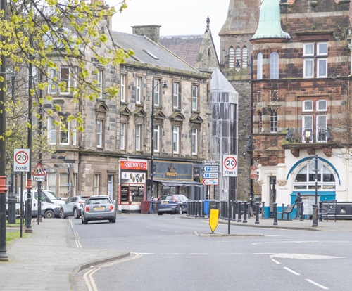 Street scene of Burntisland