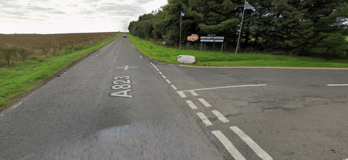 A823 between B914 Saline Road and Fife Boundary at Powmill