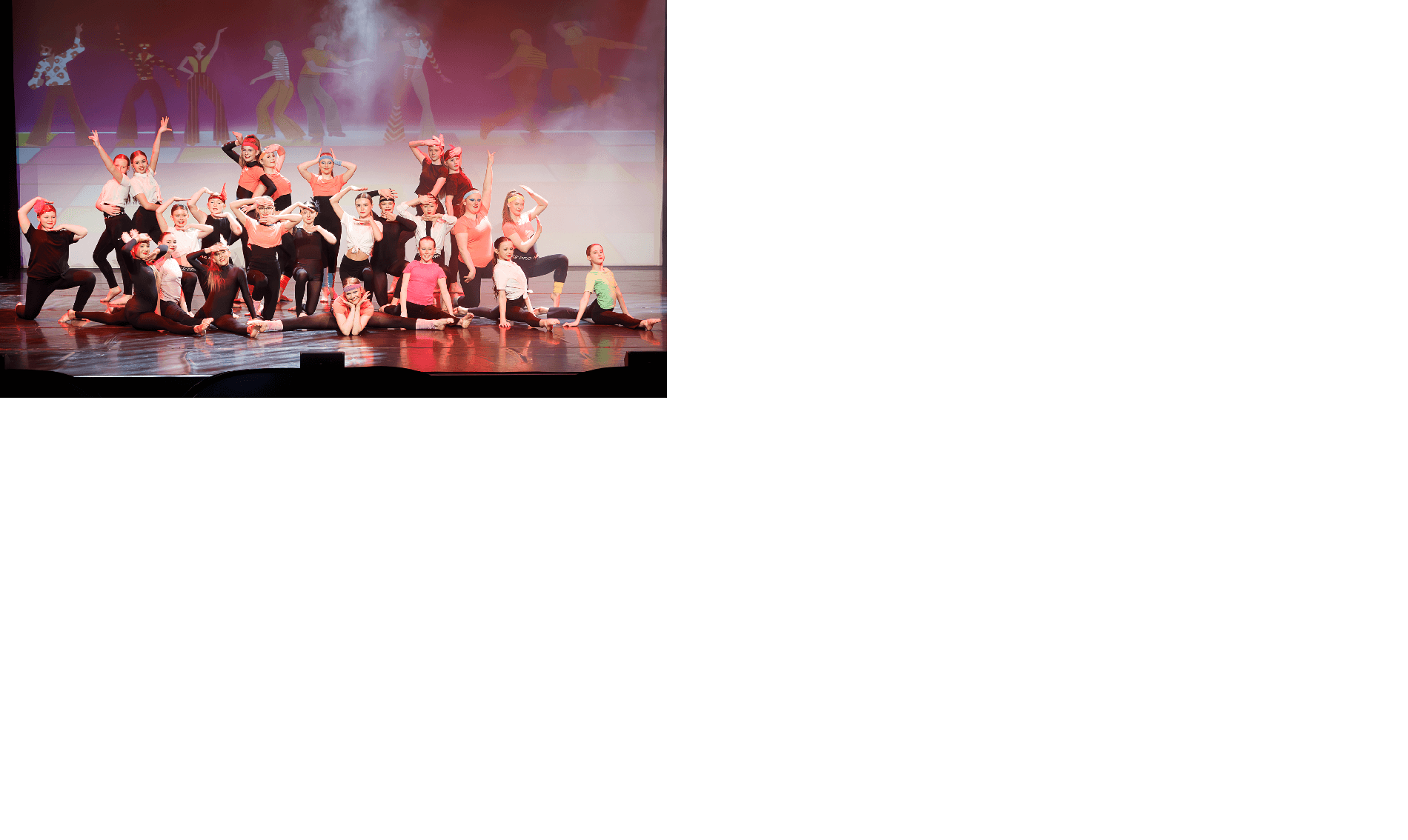 Pupils from Levenmouth Academy at the 5, 6, 7, 8 dance festival
