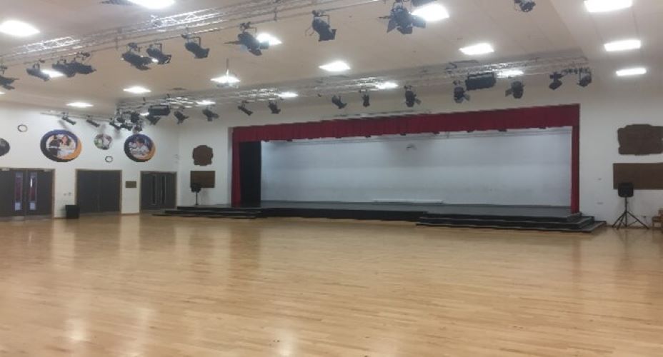Assembly Hall with stage