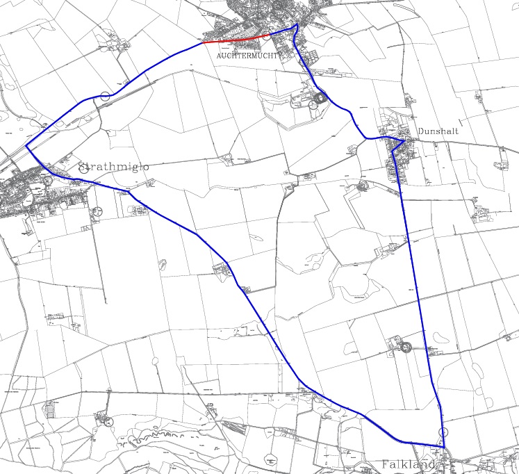 Map showing diversion route for Low Road Map showing diversion route for Low Road