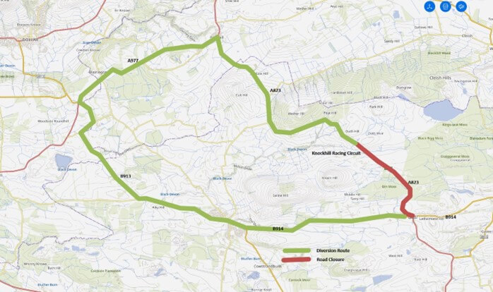 Phase 1 Map B914 Saline Road to Knockhill Racing Circuit Phase 1 Map B914 Saline Road to Knockhill Racing Circuit