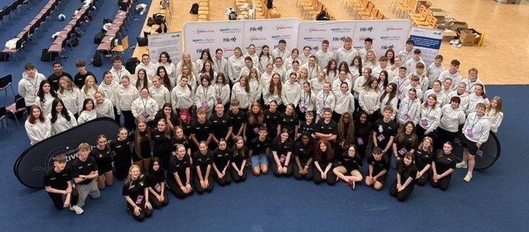A group of over 150 young people attending the Active Schools Young Ambassador Day 2026