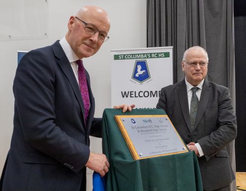 Offiicial opening of schools at Dunfermline Learning Campus - Official opening of St Columba’s RC and Woodmill High Schools