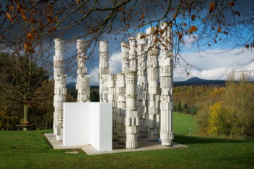 The Heritage by David Harding Series of totem poles - artwork by David Harding