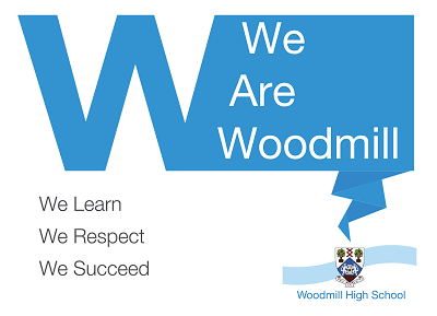 We are Woodmill High School badge