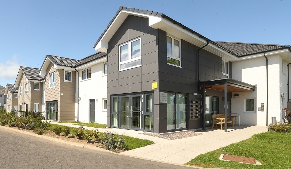 Image of the exterior of main entrance of Napier