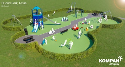 New play area design for Quarry Park revealed Design of what the new Quarry Park play area will look like