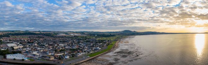 Aerial picture of Levenmouth