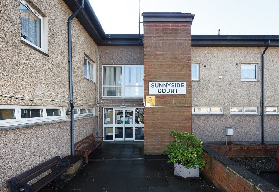 Front entrance to Sunnyside Court