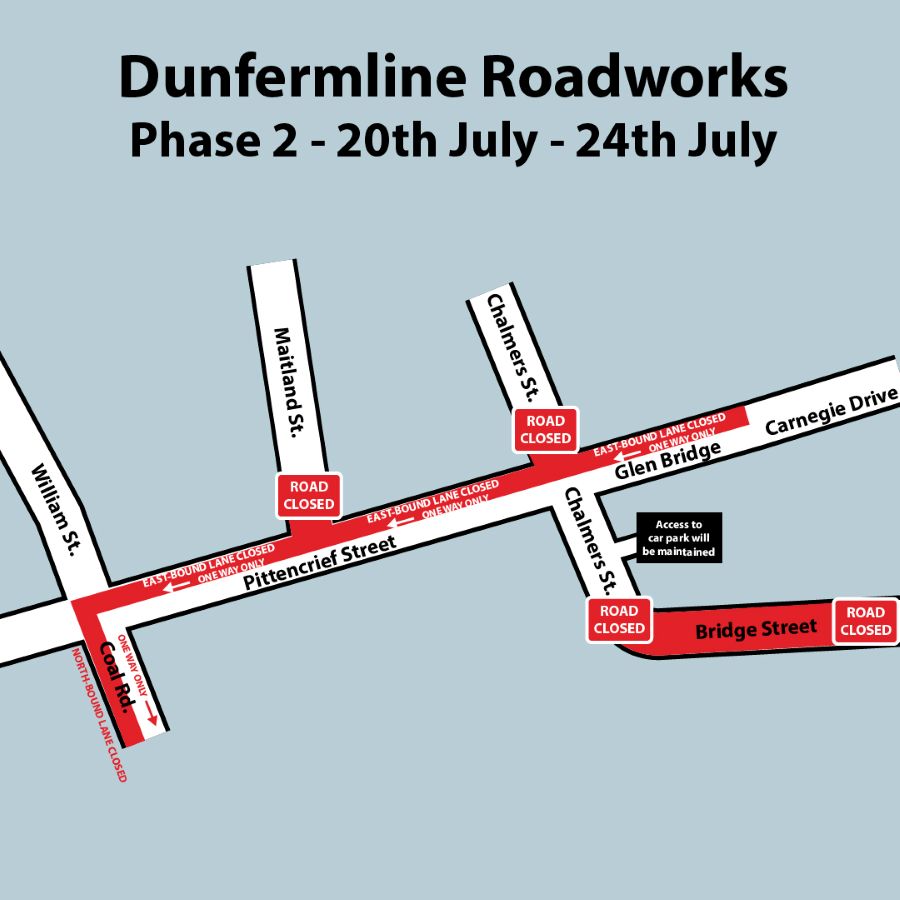 Dunfermline Roadworks Phase 2