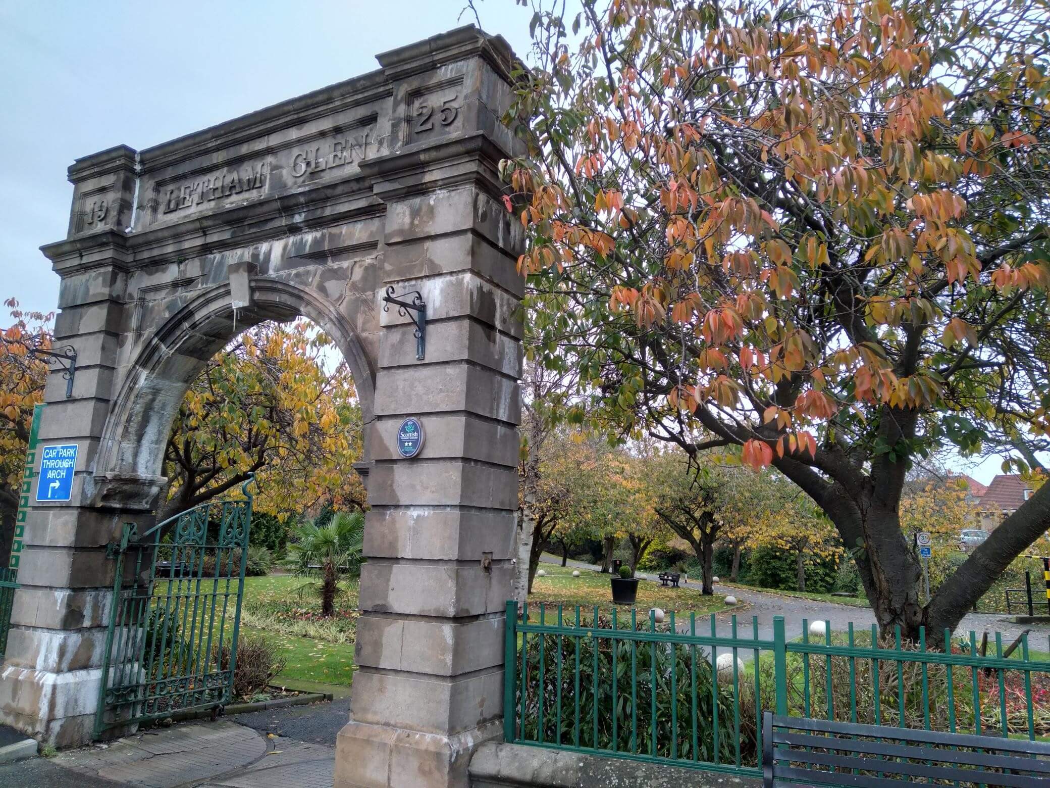 Letham Glen entrance