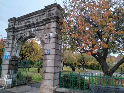 Letham Glen stone archway entrance