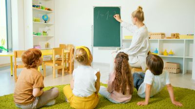 Children in classroom
