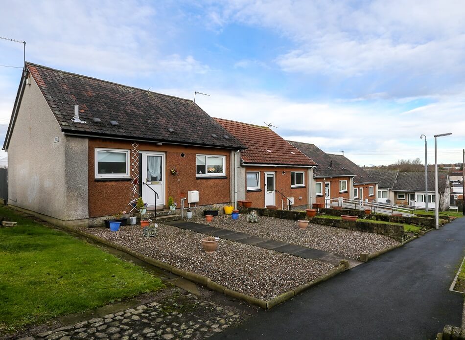 Photo showing one of the properties within the Broomside complex