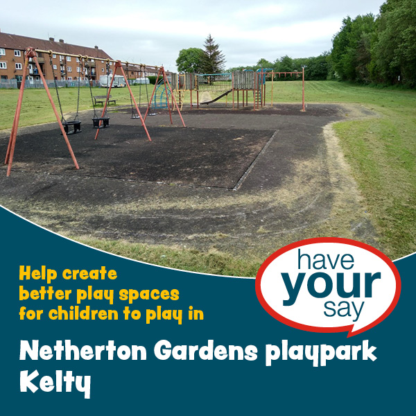 Play equipment in park