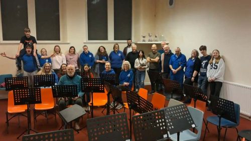 Dsyart Colliery Silver Band group photo