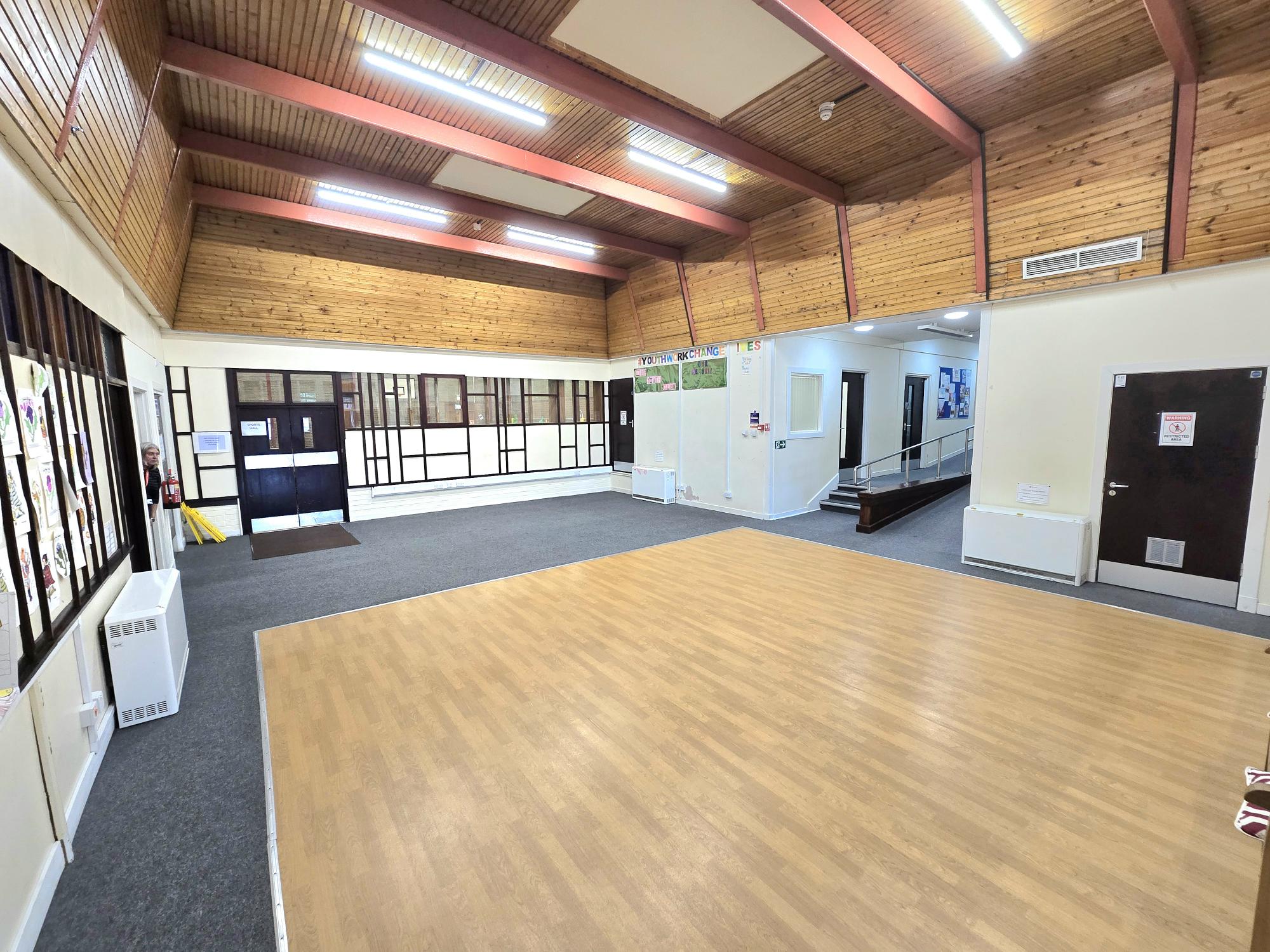 A bright image of the social area